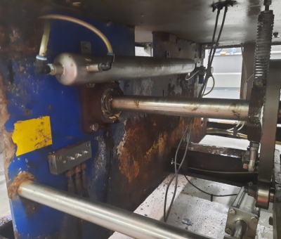 Oude machine roest